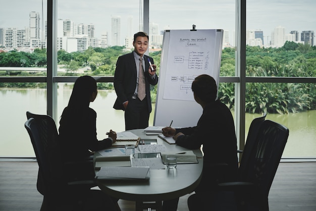 Presenting Start-up Project to Investors